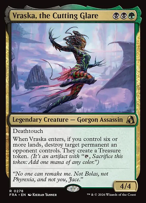 Vraska, the Cutting Glare (foil) | Inglés | NM | FRA