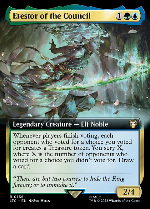 Erestor of the Council (Extended Art) | Inglés | NM | LTC