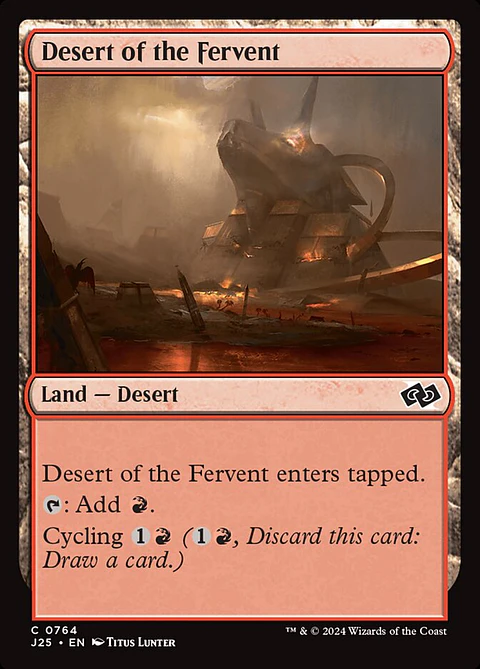 Desert of the Fervent | Inglés | NM | J25