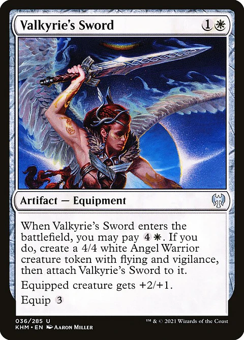 Valkyrie's Sword (foil) | Inglés | NM | KHM