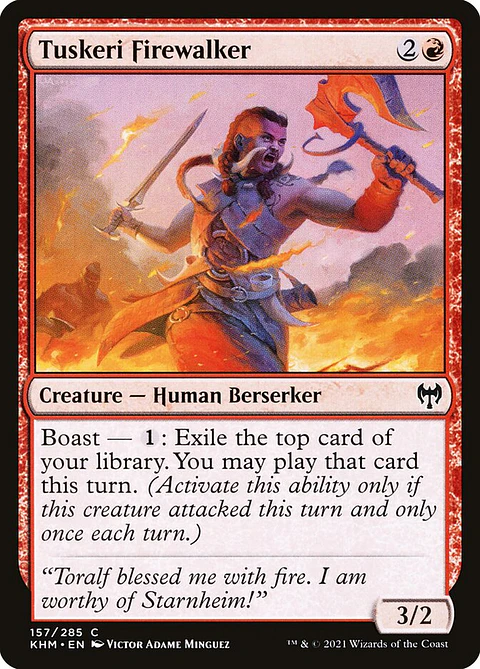 Tuskeri Firewalker (foil) | Inglés | NM | KHM