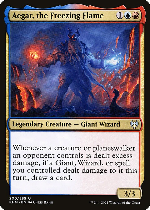 Aegar, the Freezing Flame (foil) | Inglés | NM | KHM