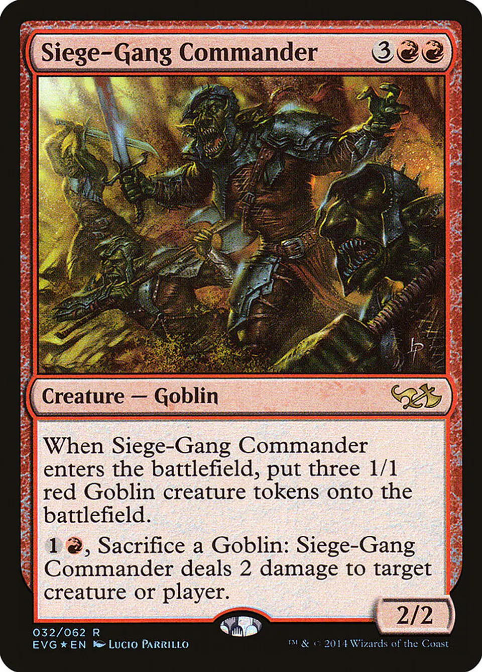 Siege-Gang Commander (foil) | Inglés | NM | EVG 1
