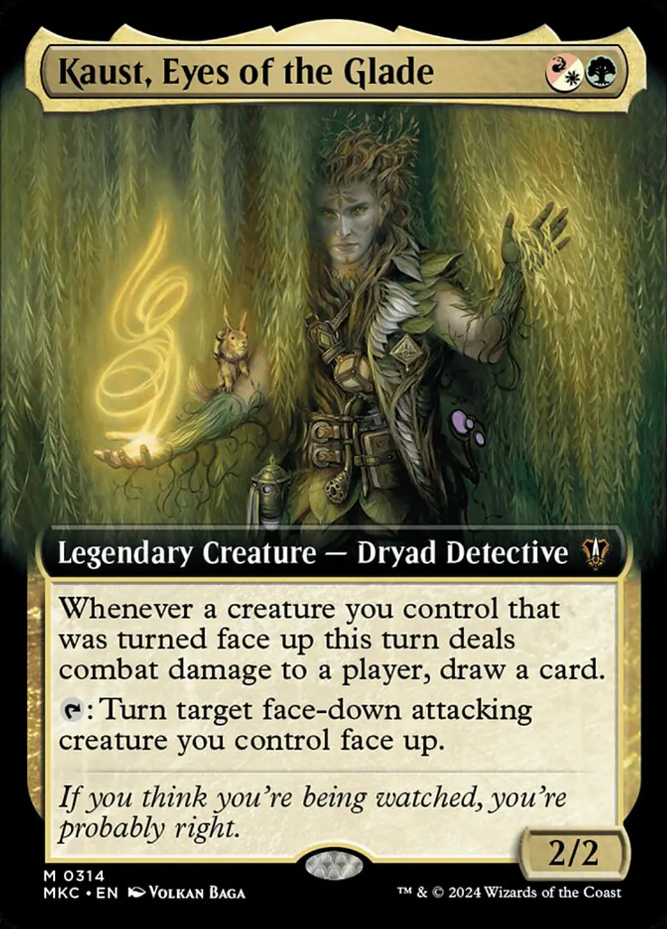 Kaust, Eyes of the Glade (Extended Art foil) | Inglés | NM | MKC 1