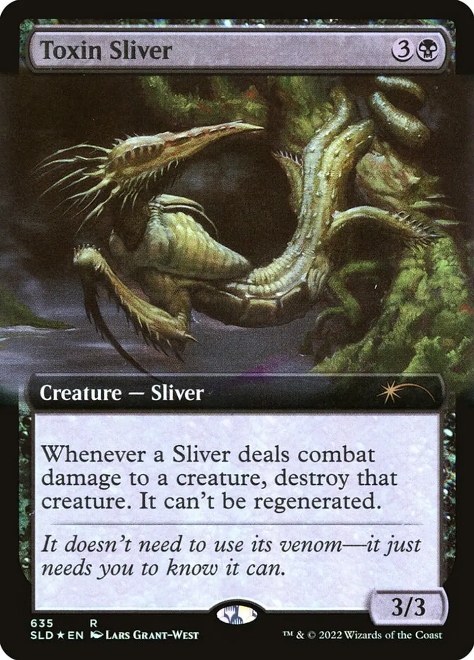 Toxin Sliver (Extended Art foil) | Inglés | NM | SLD 1