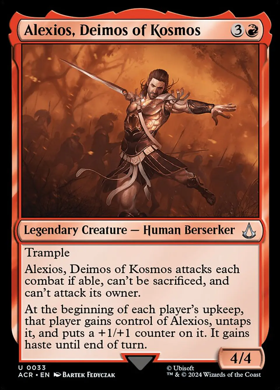 Alexios, Deimos of Kosmos | Español | NM | ACR 1