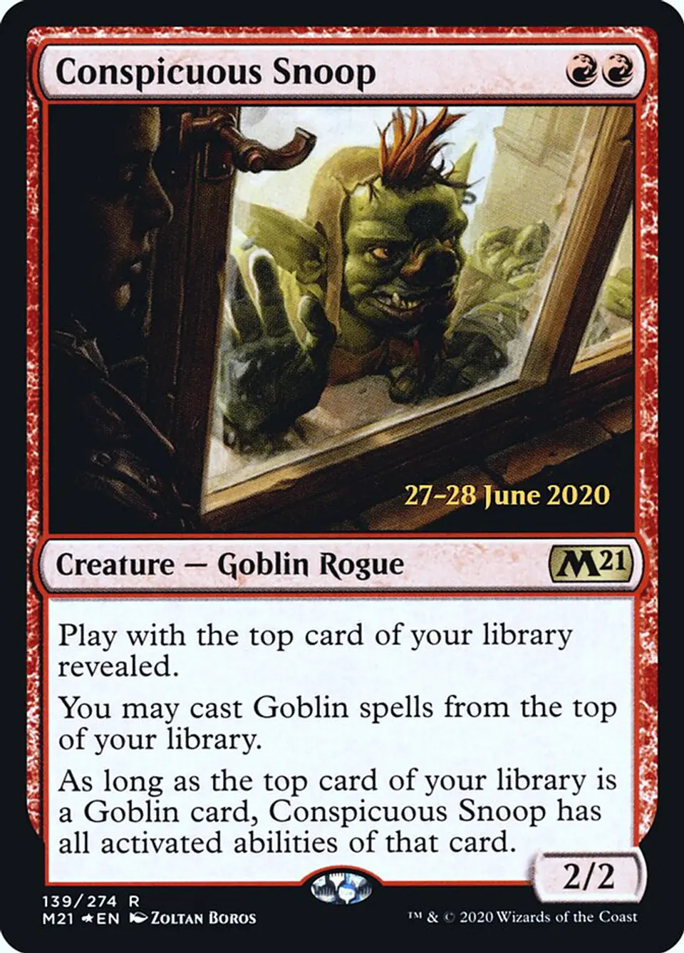 Conspicuous Snoop (Launch foil) | Español | NM | PM21 1
