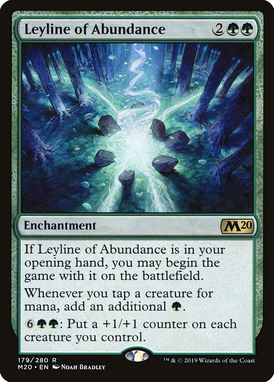 Leyline of Abundance (foil) | Español | NM | M20 1