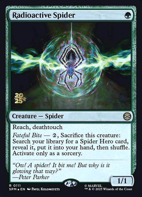 Radioactive Spider (Launch foil) | Español | NM | PSPM