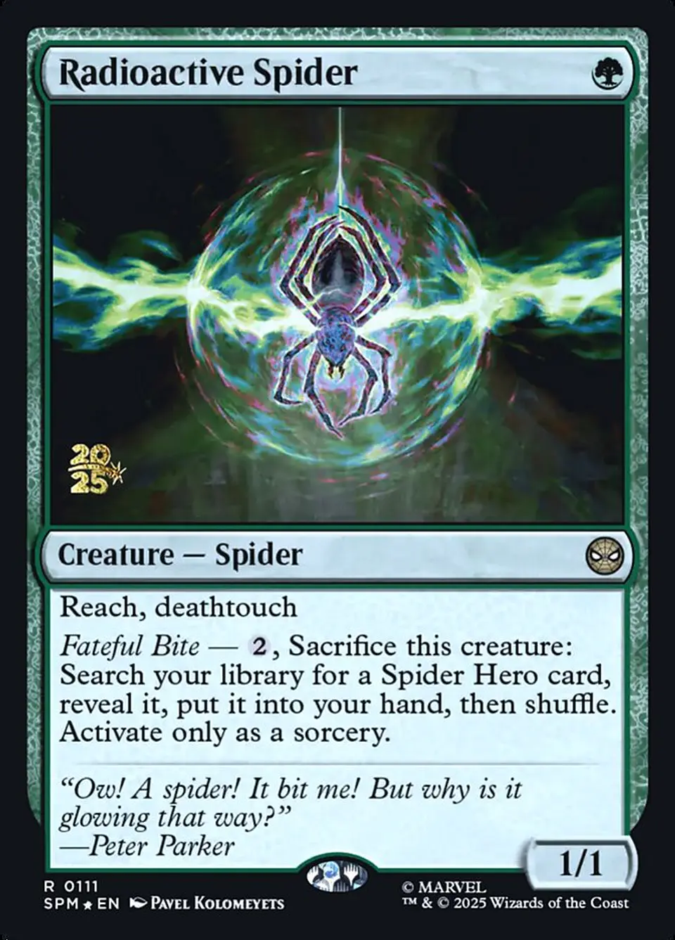 Radioactive Spider (Launch foil) | Español | NM | PSPM 1