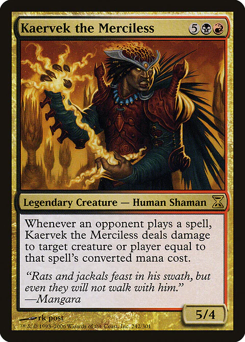Kaervek the Merciless | Español | EX | TSP