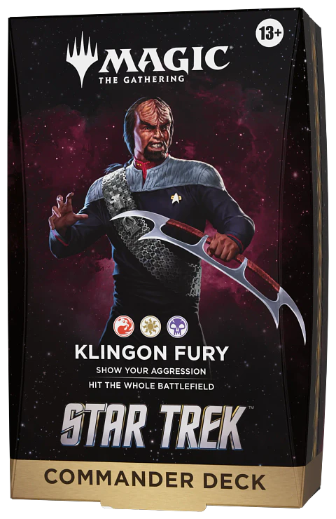 (PREVENTA 1) Commander Precon: Klingon Fury (TRC)