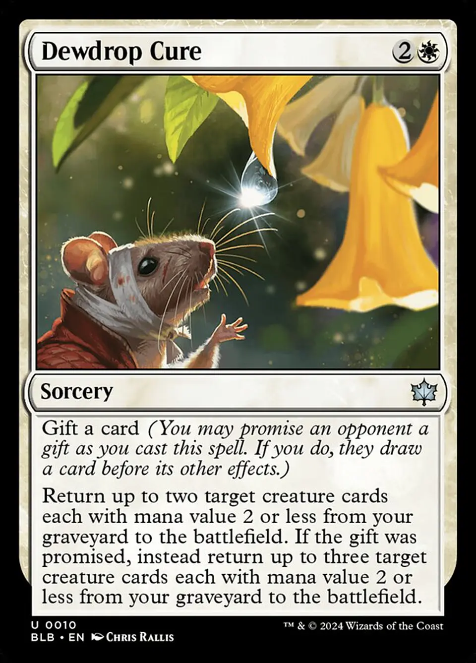 Dewdrop Cure | Español | NM | BLB 1