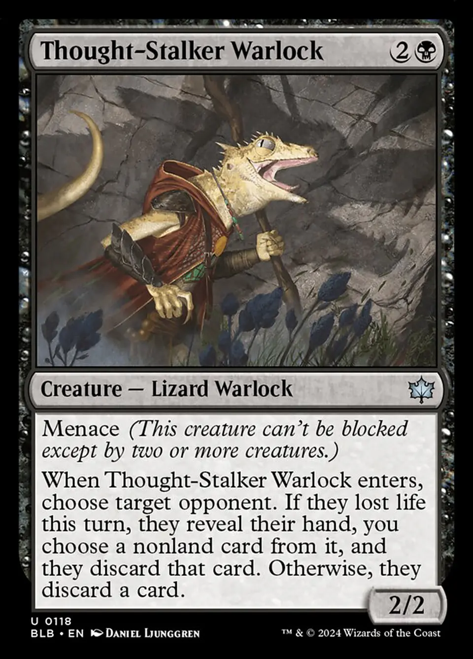 Thought-Stalker Warlock | Español | NM | BLB 1