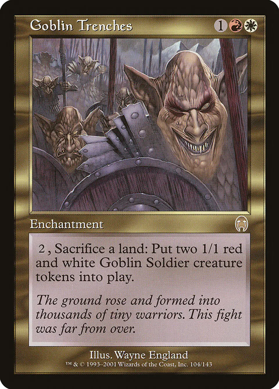 Goblin Trenches (Retro Frame) | Inglés | EX | APC 1