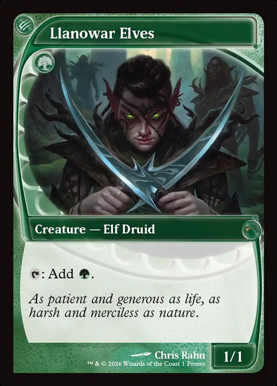 Llanowar Elves (foil) | Inglés | NM | PF26 1