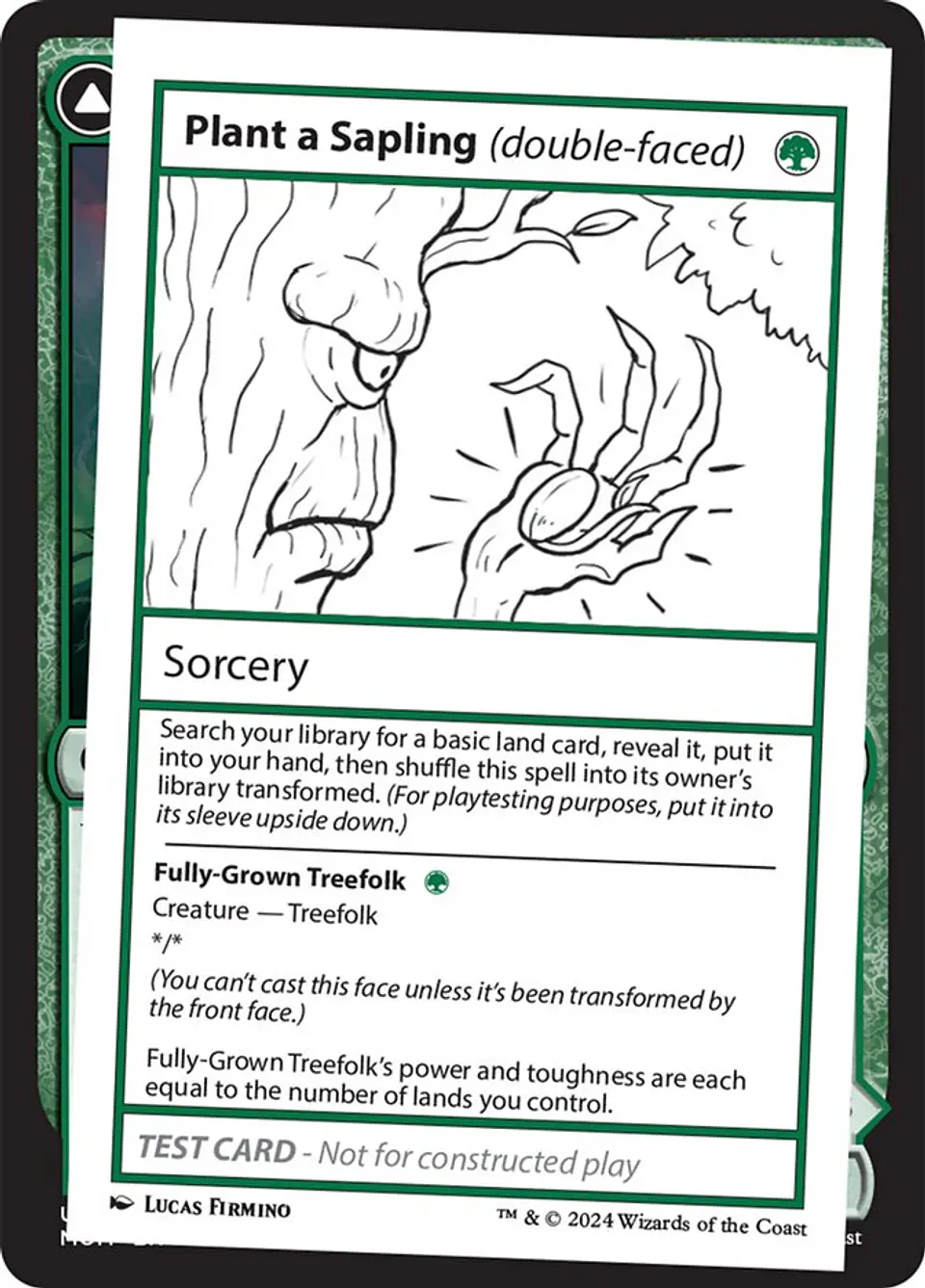 Plant a Sapling // Fully-Grown Treefolk | Inglés | NM | MB2 1