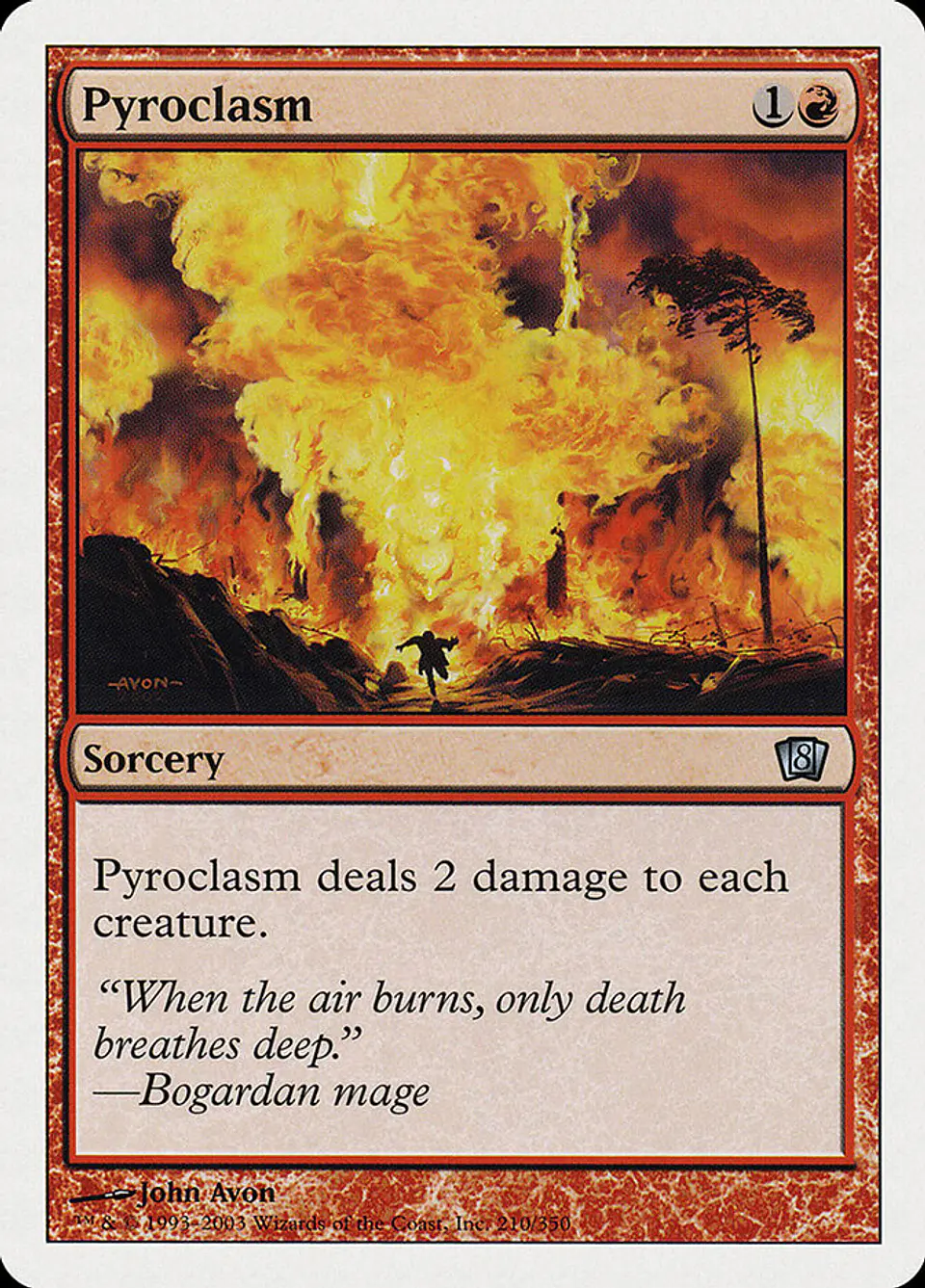 Pyroclasm | Español | HP | 8ED 1