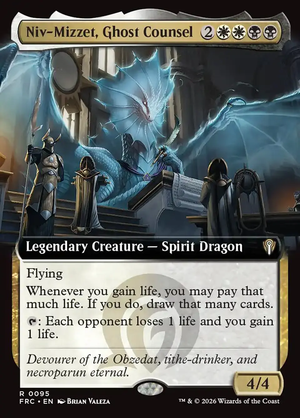 Niv-Mizzet, Ghost Counsel (Extended Art) | Inglés | NM | FRC 1