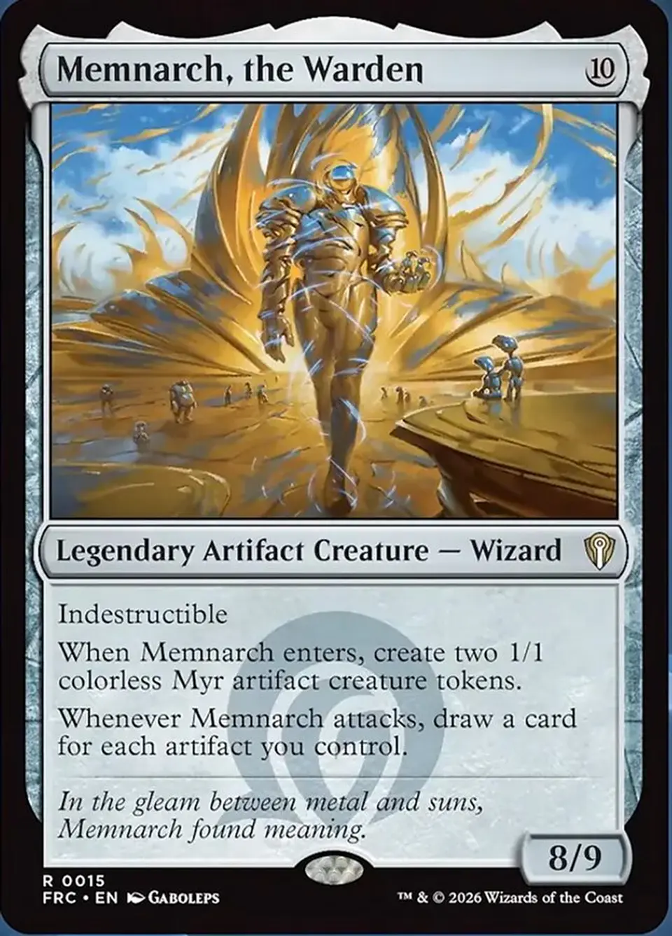 Memnarch, the Warden | Inglés | NM | FRC 1