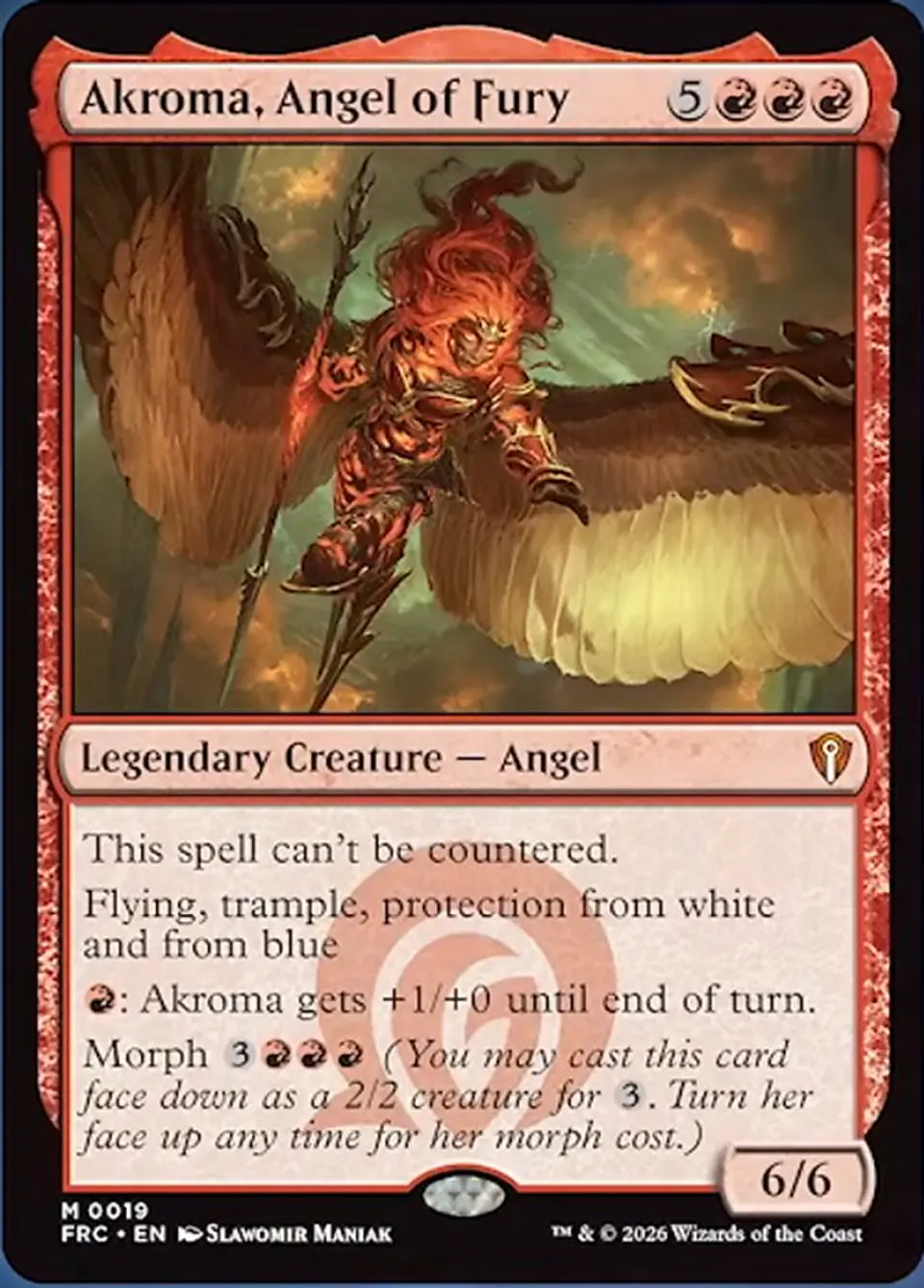 Akroma, Angel of Fury | Inglés | NM | FRC 1