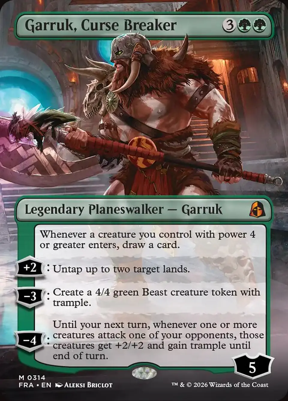 Garruk, Curse Breaker (Borderless) | Inglés | NM | FRA 1