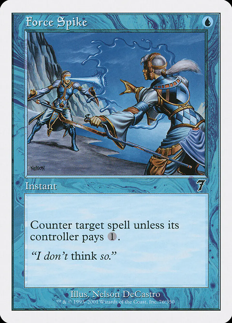 Force Spike (Retro Frame) | Inglés | EX | 7ED 1