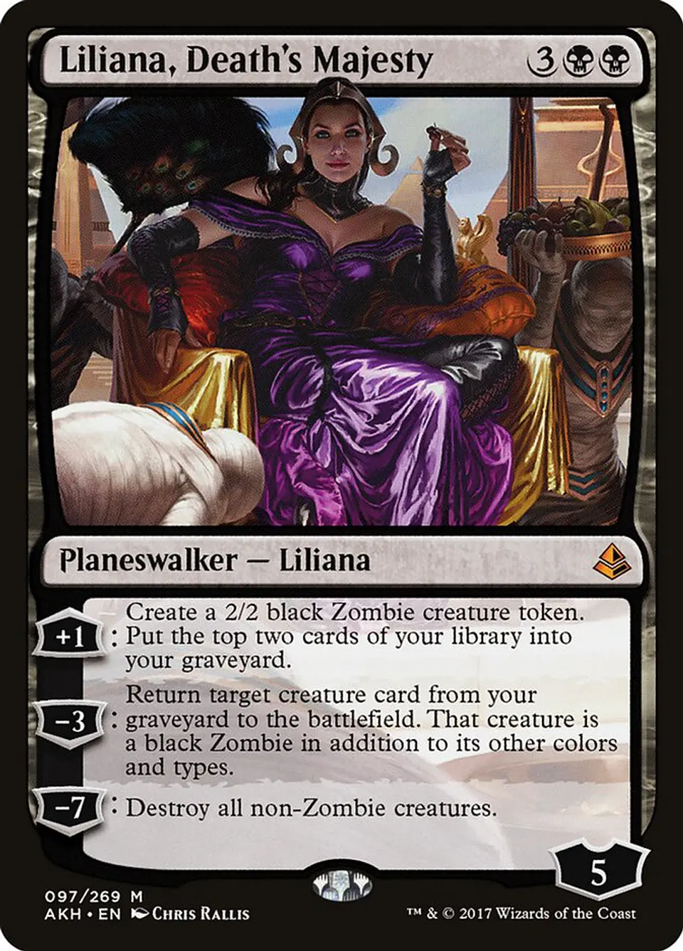 Liliana, Death's Majesty | Inglés | EX | AKH 1