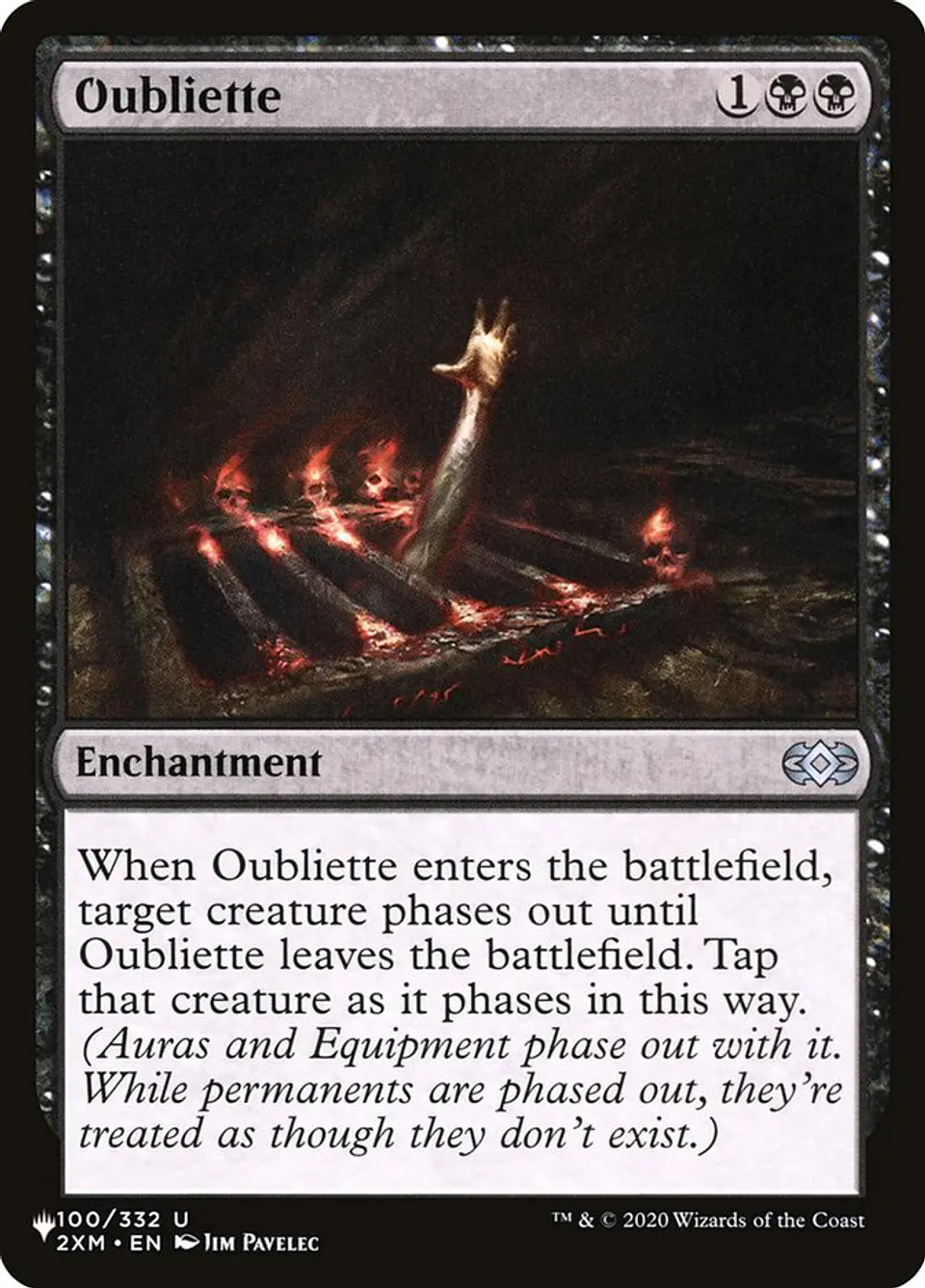 Oubliette | Inglés | EX | PLST 1