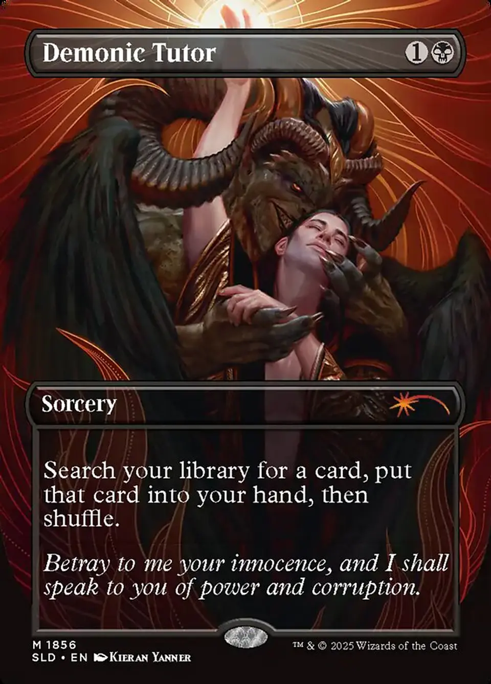 Demonic Tutor (Borderless) | Inglés | NM | SLD 1