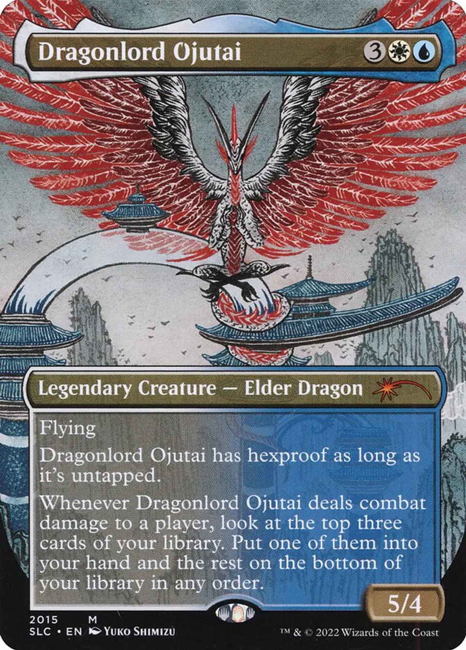 Dragonlord Ojutai (Borderless) | Inglés | NM | SLC 1