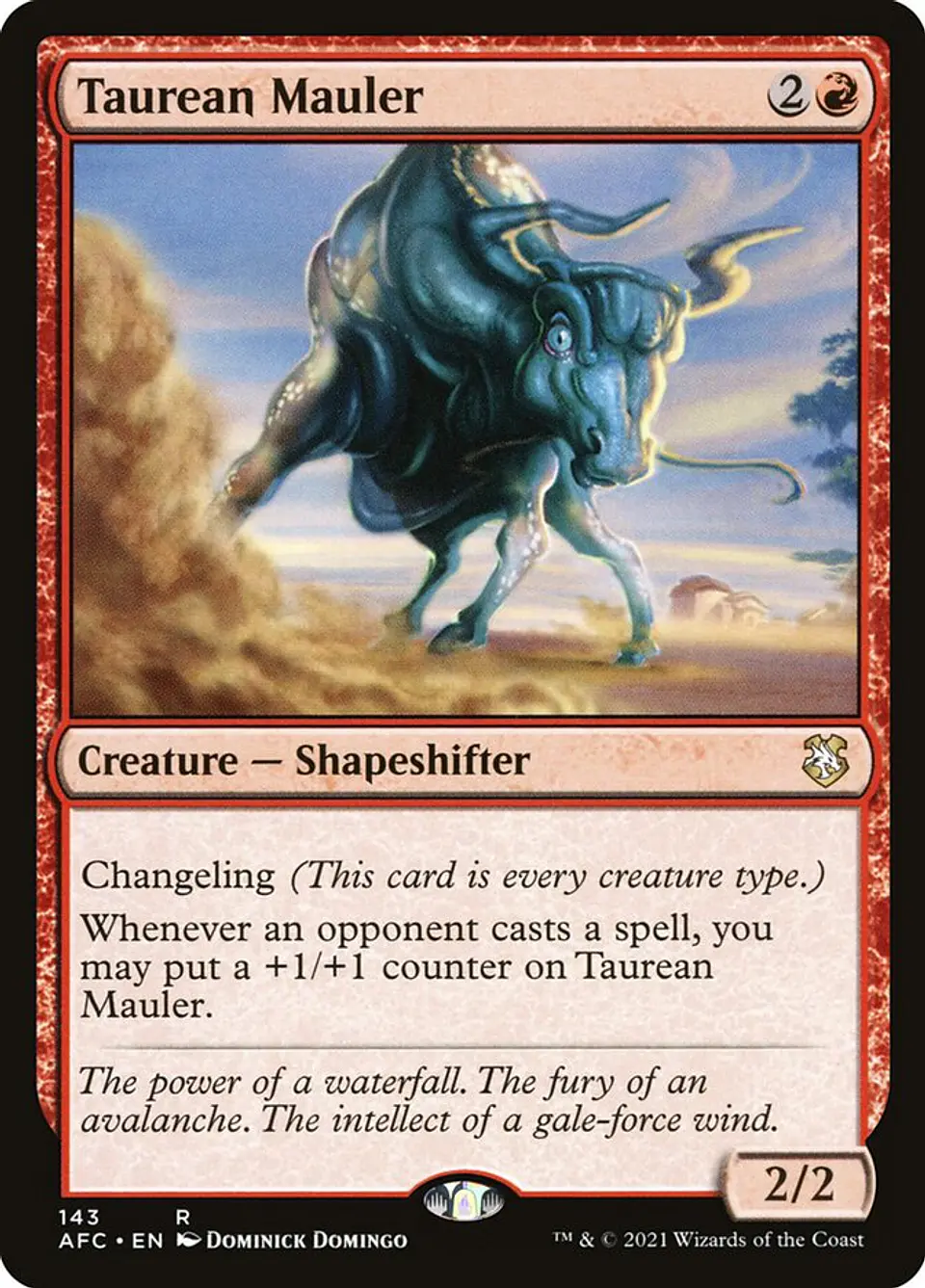 Taurean Mauler | Inglés | NM | AFC 1
