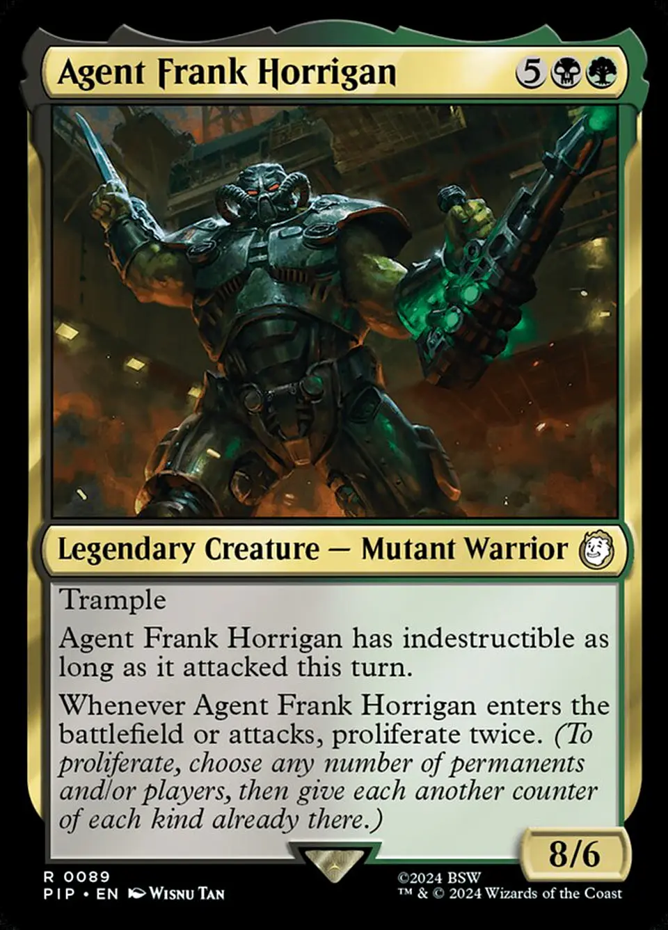 Agent Frank Horrigan | Inglés | NM | PIP 1