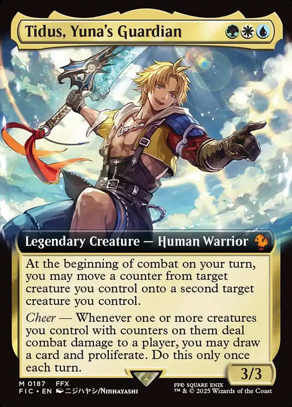 Tidus, Yuna's Guardian (Extended Art) | Inglés | NM | FIC 1