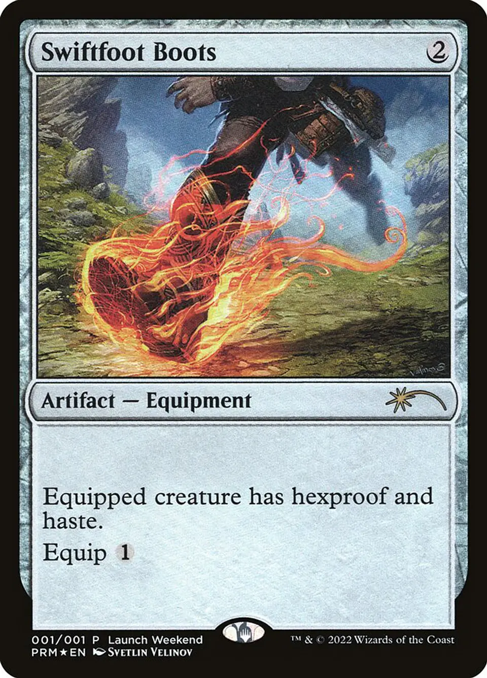 Swiftfoot Boots (foil) | Español | NM | PW22 1