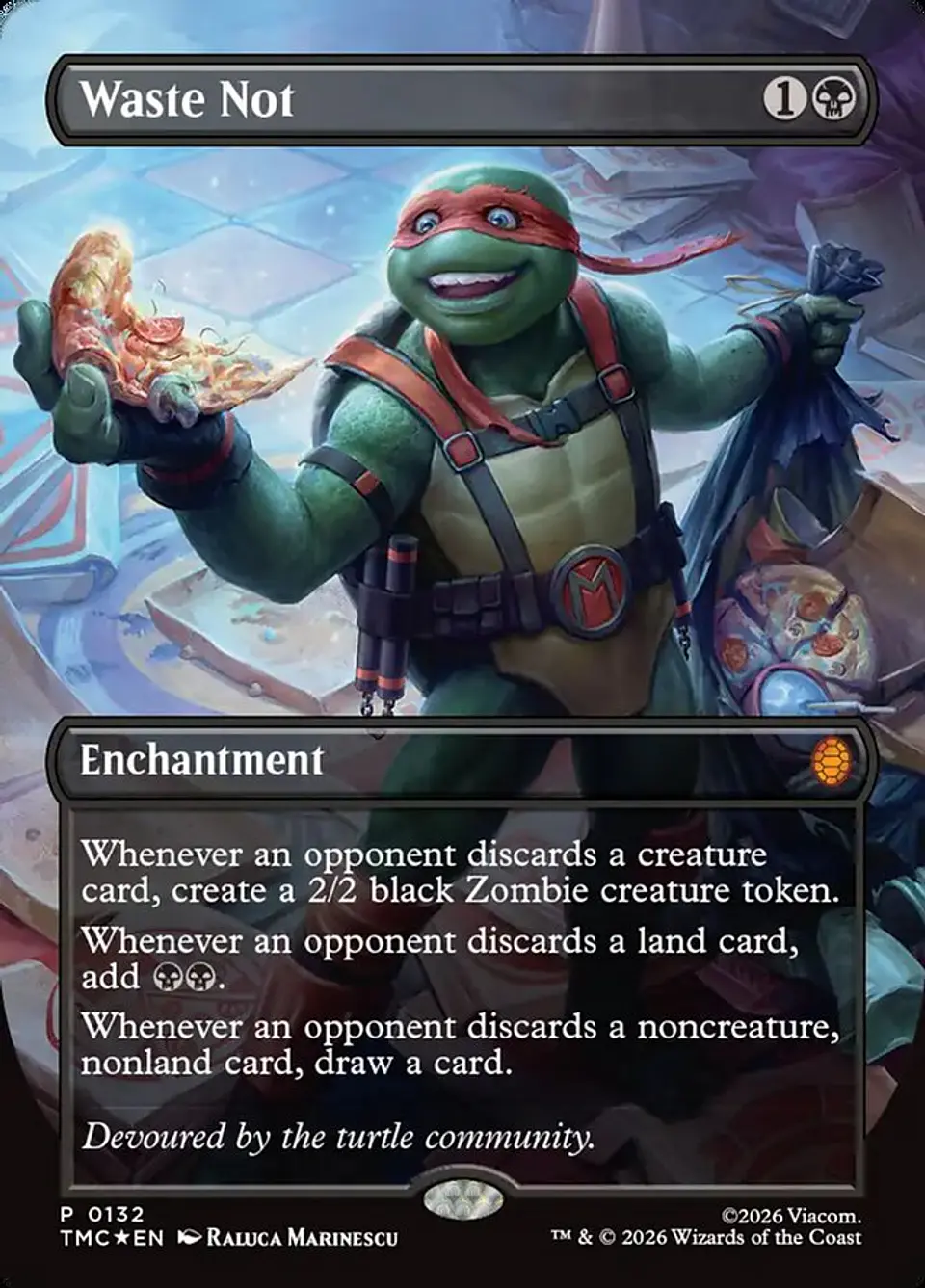 Waste Not (Borderless foil) | Inglés | NM | TMC 1