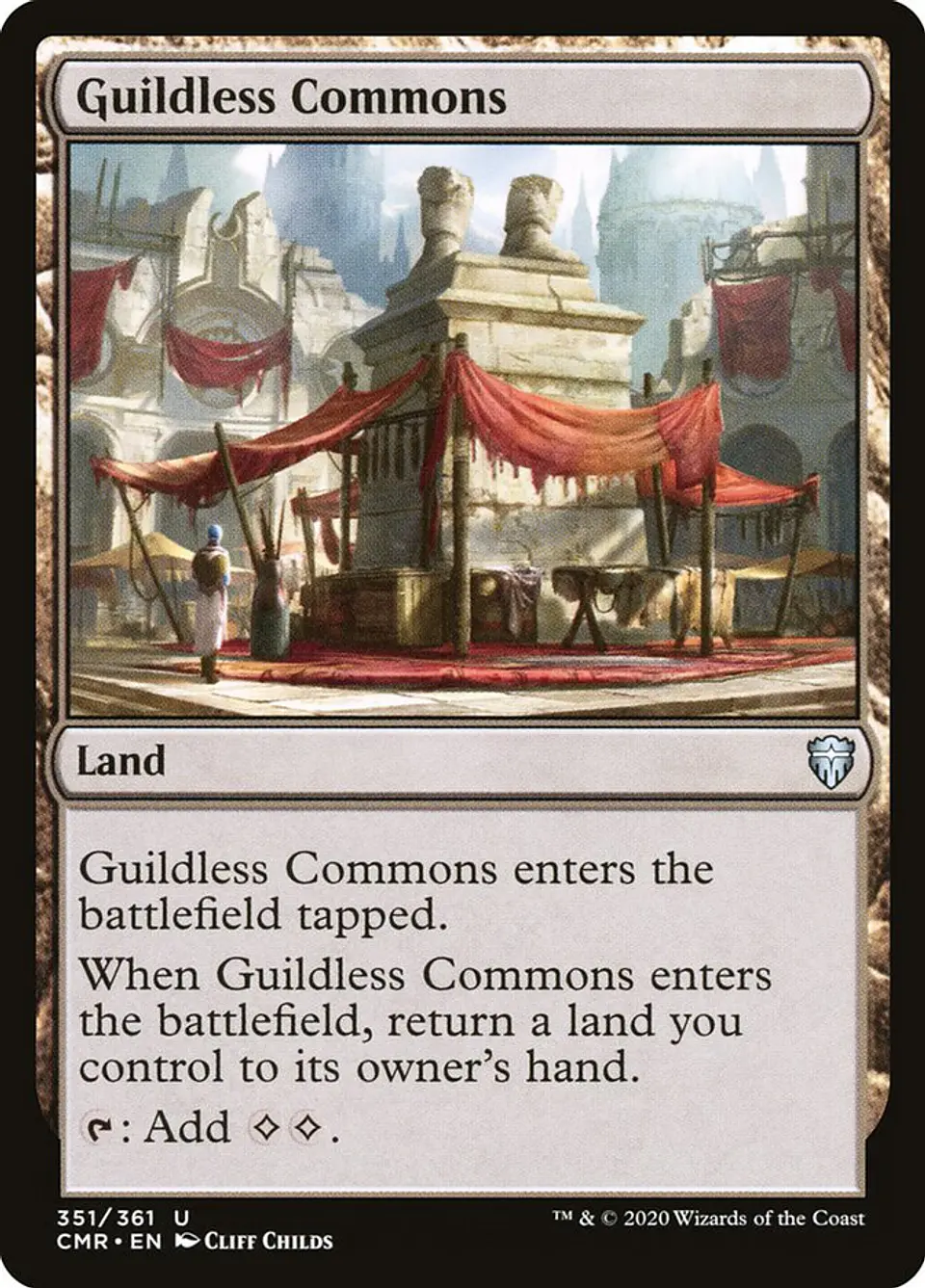 Guildless Commons (foil) | Inglés | NM | CMR 1
