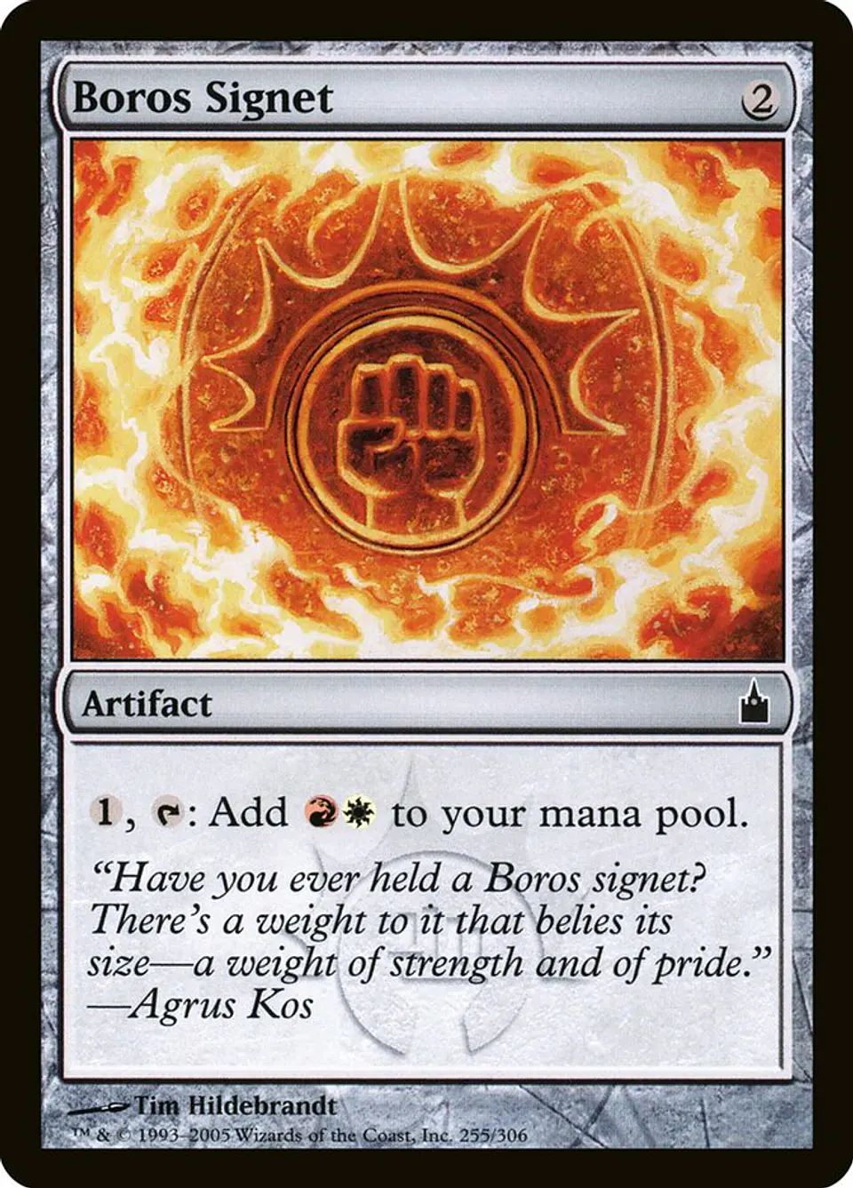 Boros Signet | Español | EX | RAV 1