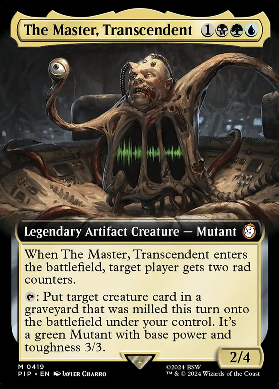 The Master, Transcendent (Extended Art foil) | Inglés | NM | PIP 1