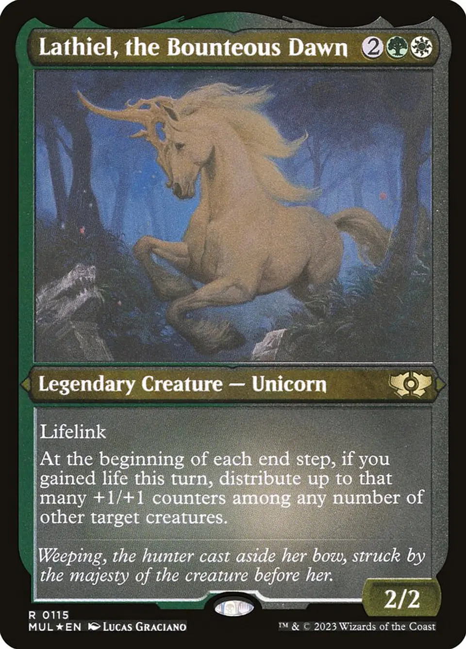 Lathiel, the Bounteous Dawn (Etched) | Inglés | NM | MUL 1