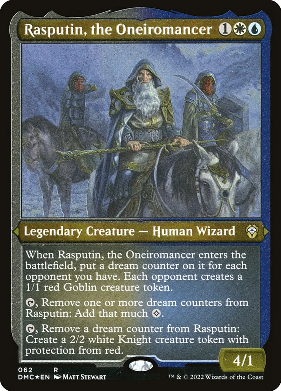 Rasputin, the Oneiromancer (Etched) | Inglés | NM | DMC 1