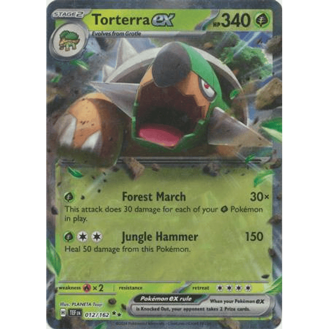Torterra Ex - 012/162 - Ultra rare