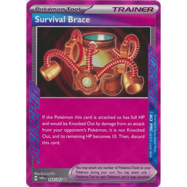 Survival Brace - 164/167 - Ace Rare