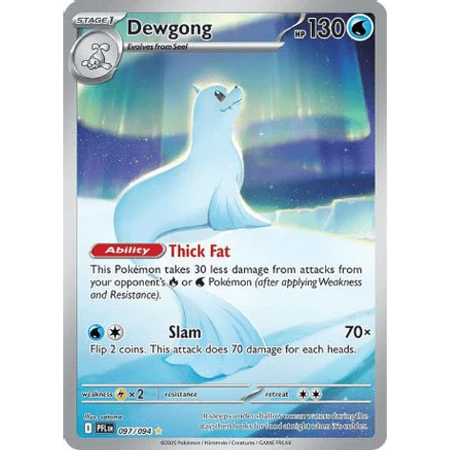 Dewgong - 097/094 - Illustration Rare
