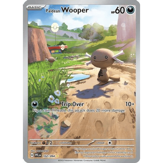 Paldean Wooper - 102/094 - Illustration Rare
