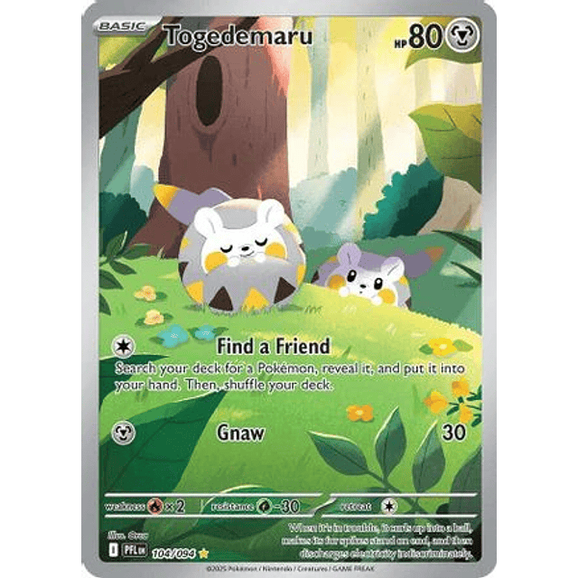 Togedemaru - 104/094 - Illustration Rare