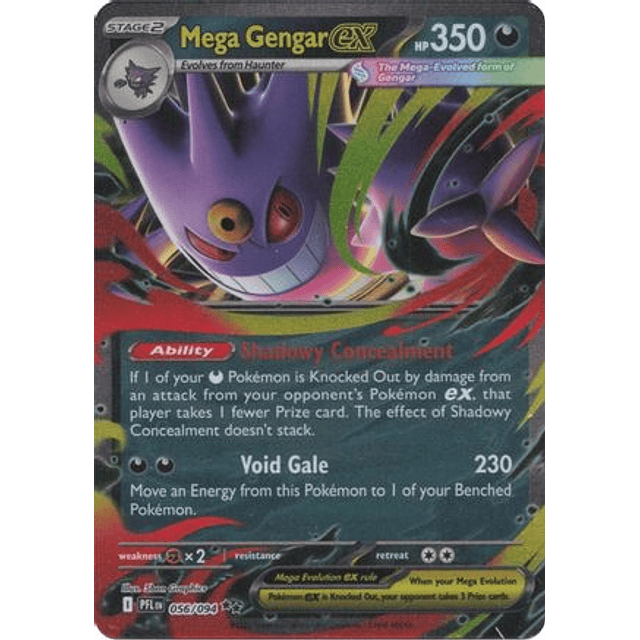 Mega Gengar ex - 056/094 - Double Rare