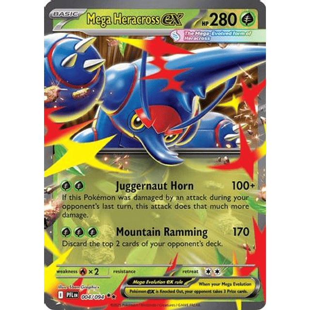 Mega Heracross ex - 004/094 - Double Rare