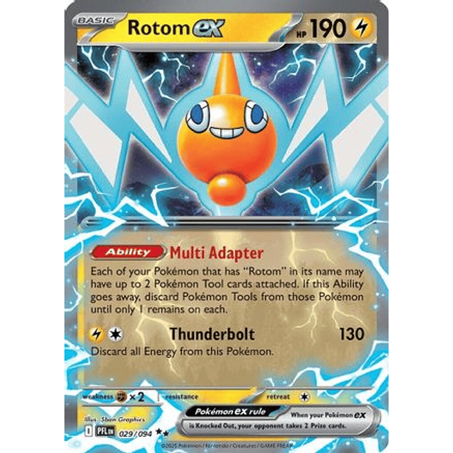 Rotom ex - 029/094 - Double Rare