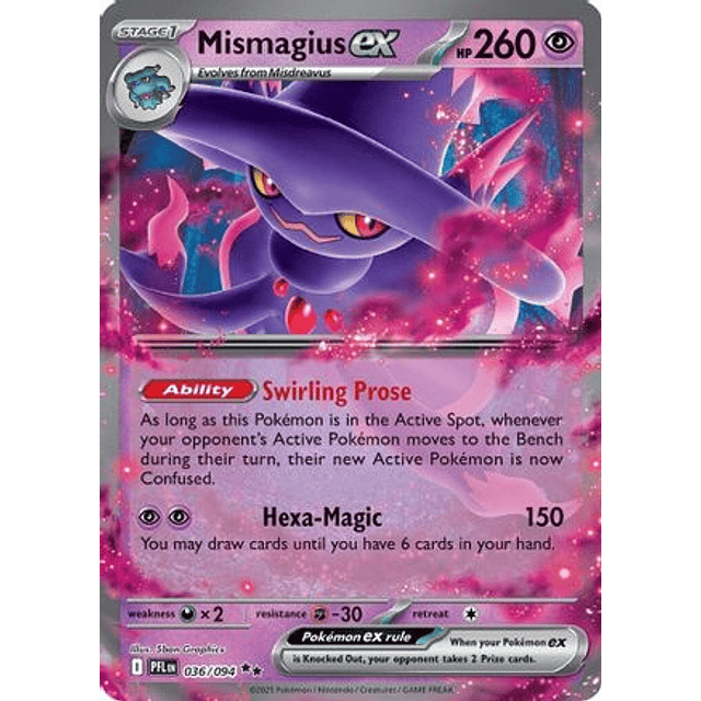 Mismagius ex - 036/094 - Double Rare
